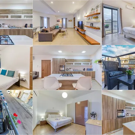 Bright,stylish 2bedroom In Village Centre * Kalkara