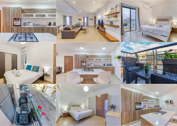 Bright,stylish 2bedroom In Village Centre * Kalkara